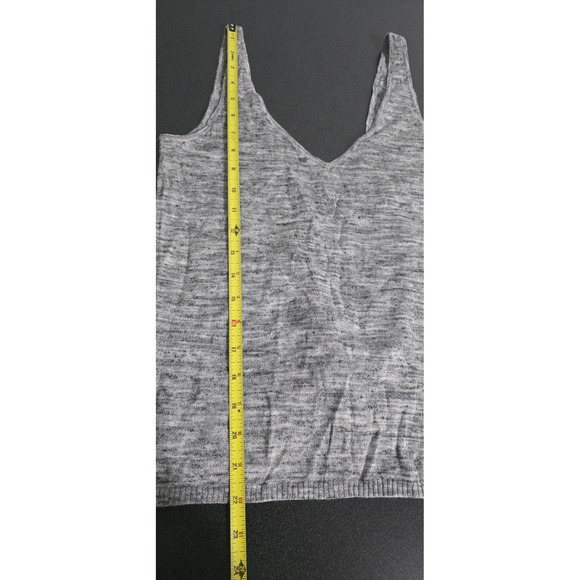 2pc Lululemon Mix & Mingle Tank Heathered Gray Black Woman 4 Yoga Linen Blend - Picture 11 of 12